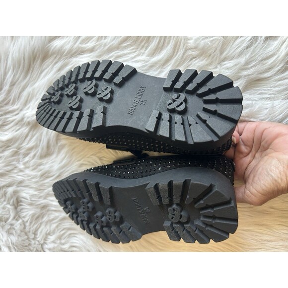 Sam & Libby Size 7.5 Ravena Studded Loafers Chunky Lug Soles Y2K Vibes NWOB - Picture 8 of 11